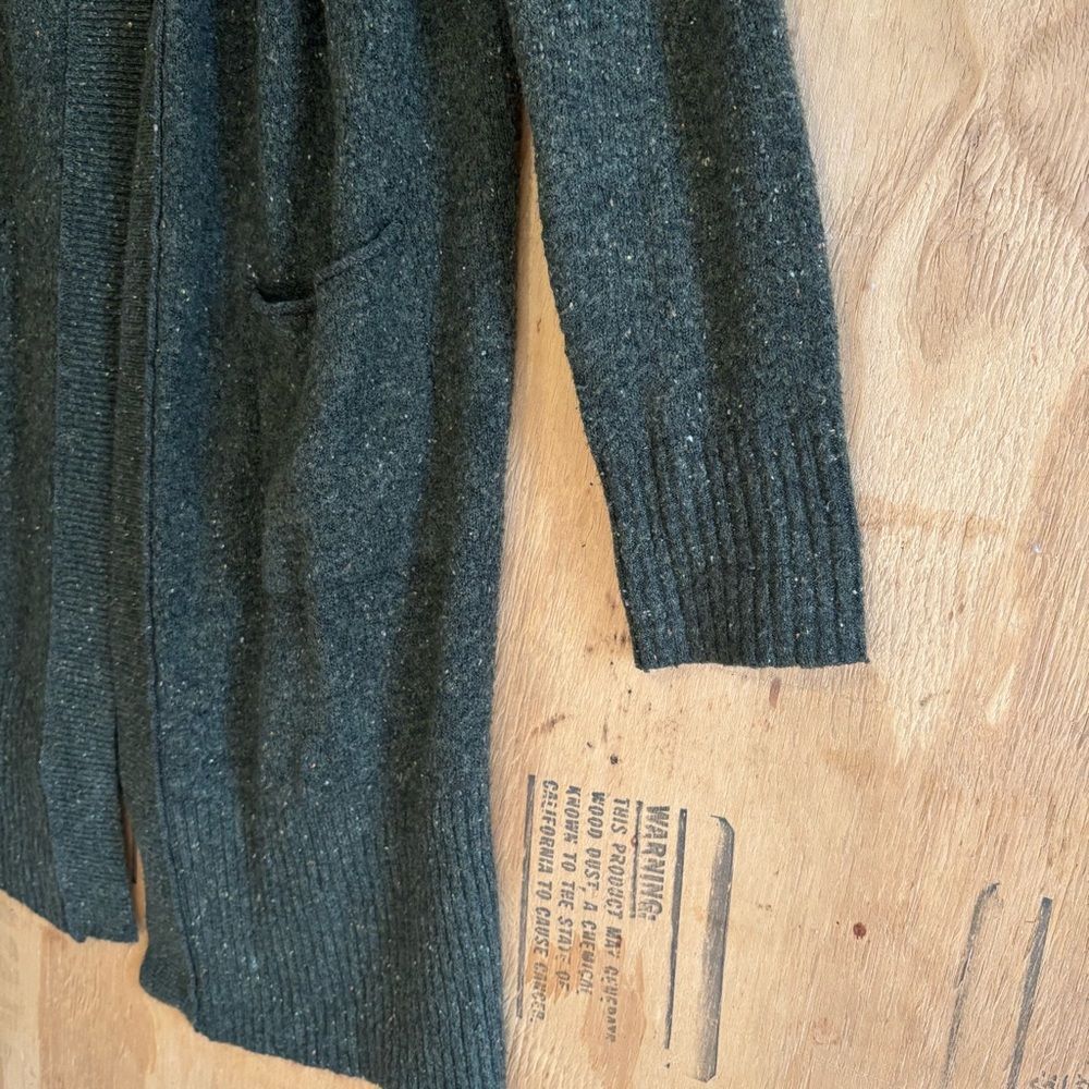 Universal Threads Long Green Open Front Cardigan … - image 2